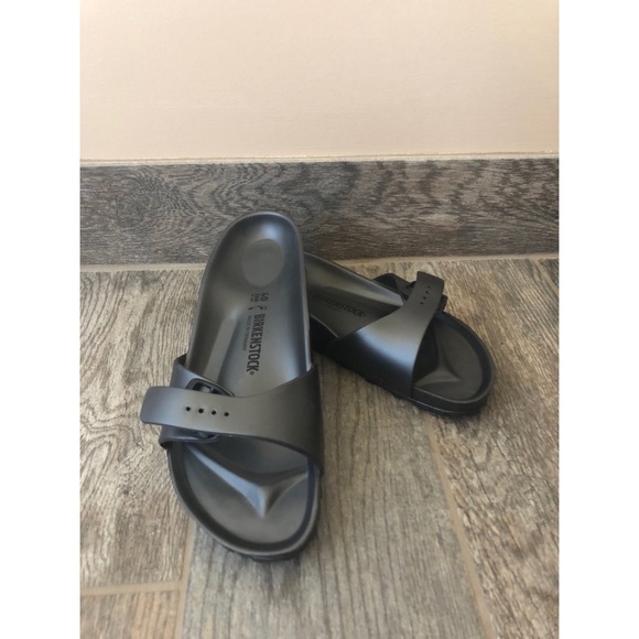 grey birkenstock eva